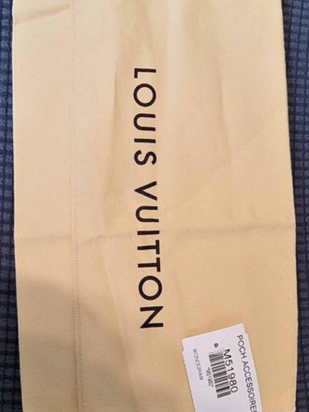 Louis Vuitton Dust Bag with Tag M51980 Yellow